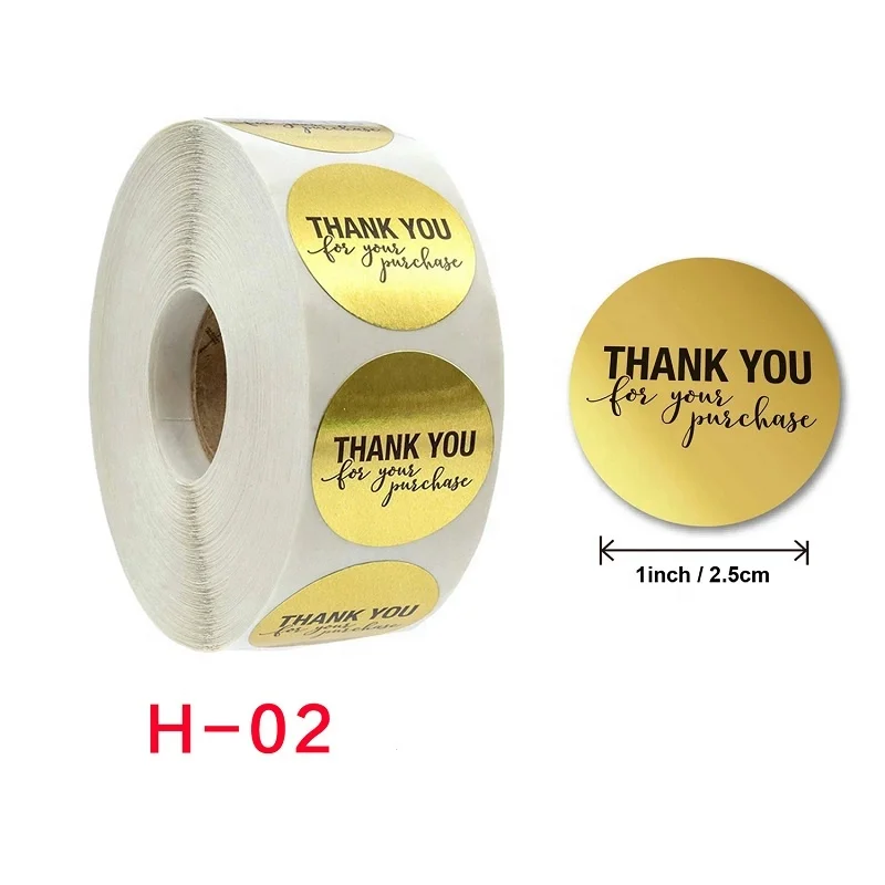 Custom self adhesive shopping wedding baking heart shape thank you sticker envelope label