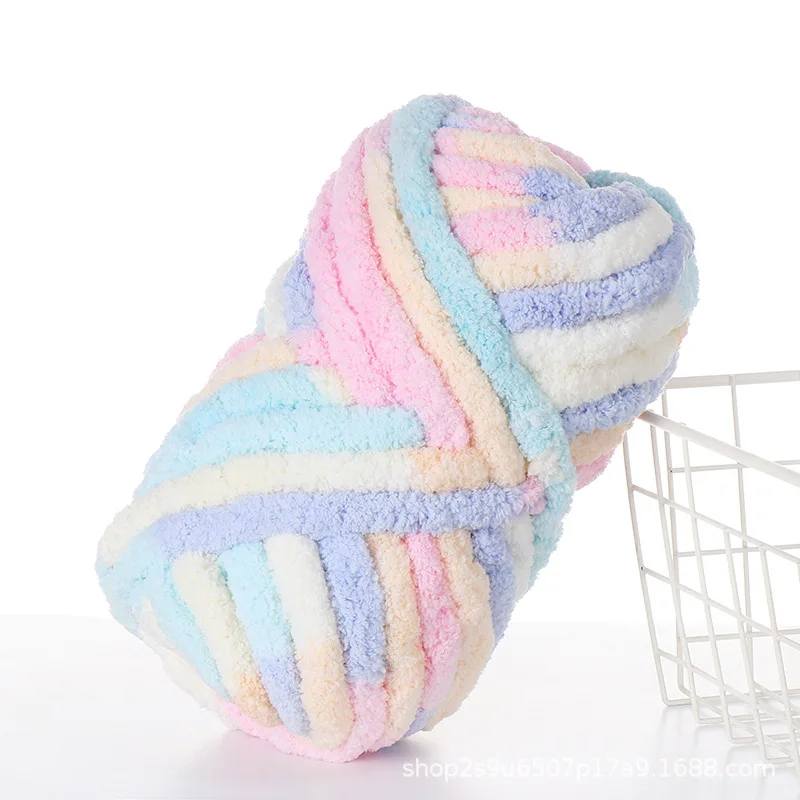 Yarn Craftsman 1NM/1 polyester core spun yarn extra coarse Iceland yarn for hand knitting 250g ball