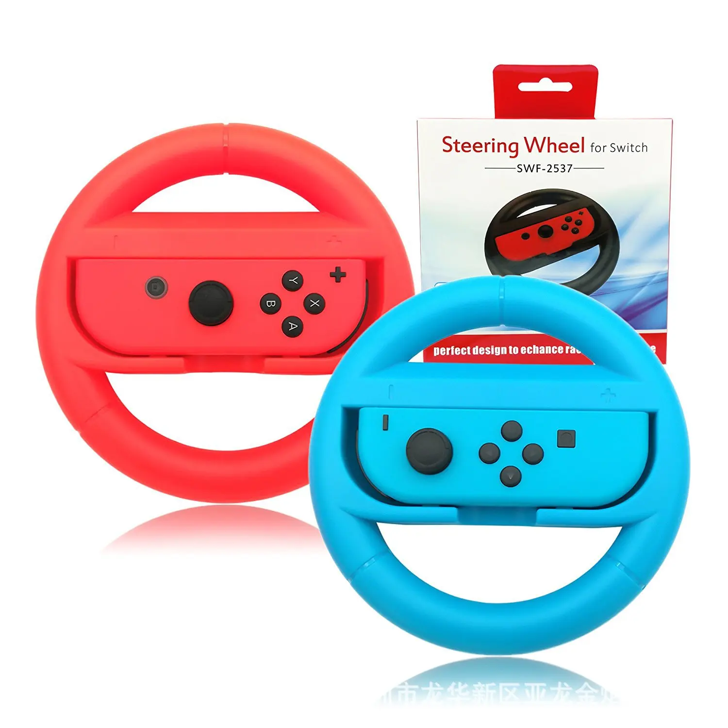 New Arrival 2 Pack Gaming Steering Wheel Video Game Accessories for Nintendo Switch Joy-con Controller