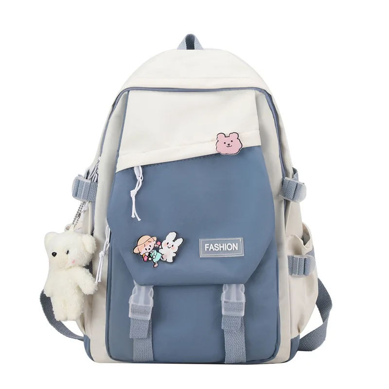 Japanese style backpack student schoolbag college style casual men and women backpack