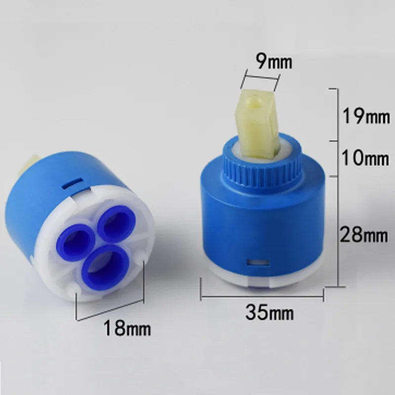 35mm 40mm Cartridge For Water Tap Faucet Ceramic Cartridge With Distributor Shower And Bath Faucets Valves With Cheap Price