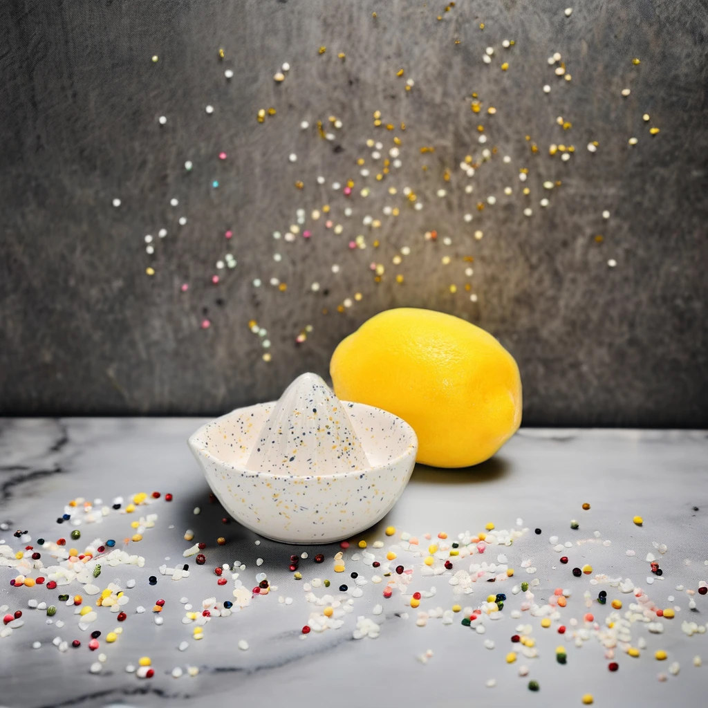 Ceramic Manual Lemon Juice Maker Hand Juicer for Oranges for Restaurants Ceramic juicer plate