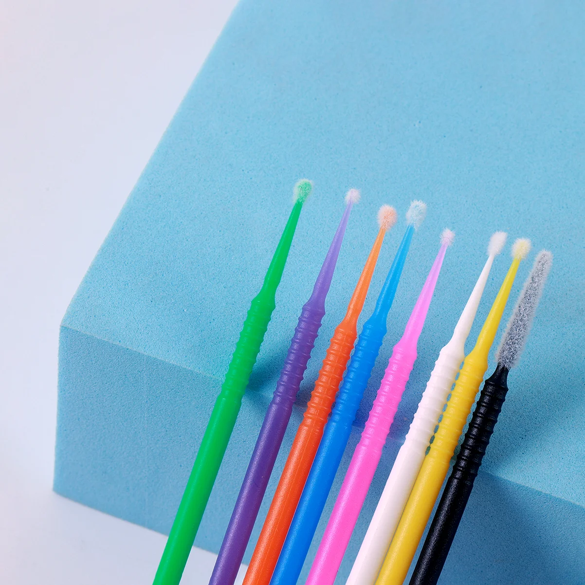 Disposable Micro Brush Applicator Individual Lash Removing Swab Mascara Brush For Eyelash Extension Tools