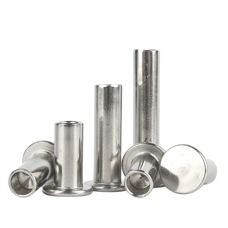 Customized Non-standard Flat Head Semi-tubular Rivets Stainless Steel Rivets of Brake Linings