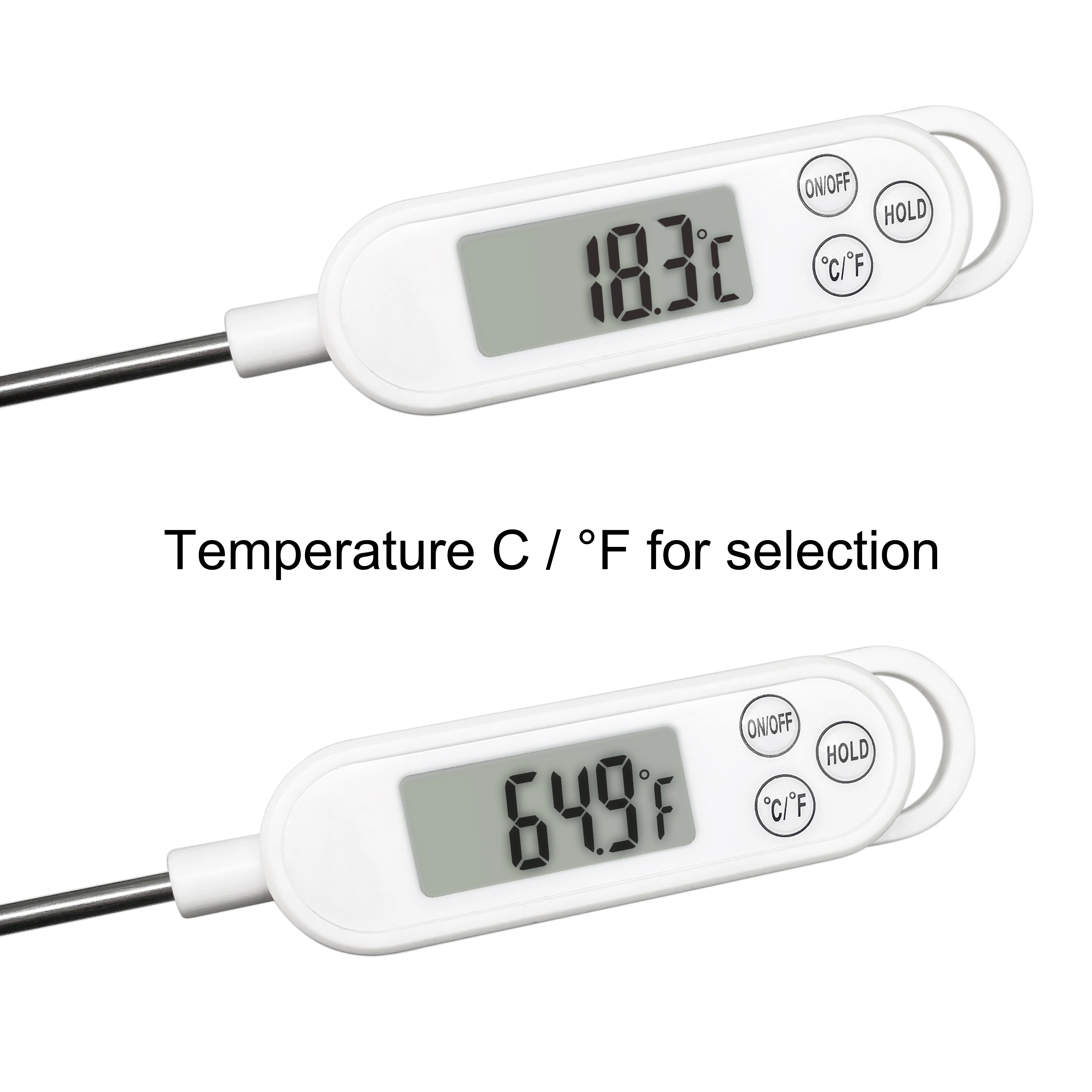 Barbecue Thermometer digital Temperature Measuring Food Kitchen Meat Cooking Tiny Thermometer
