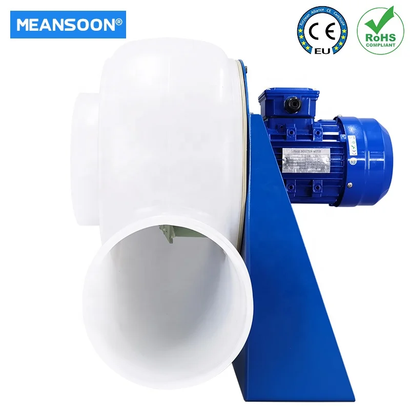 MPCF-200-B4T Anti-acid plastic chemical laboratory fume hood exhaust blower