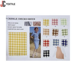 Top Selling Wholesale Fabrics Suppliers Woven Crinkle Ripstop Polyester Fabric For Women Coat