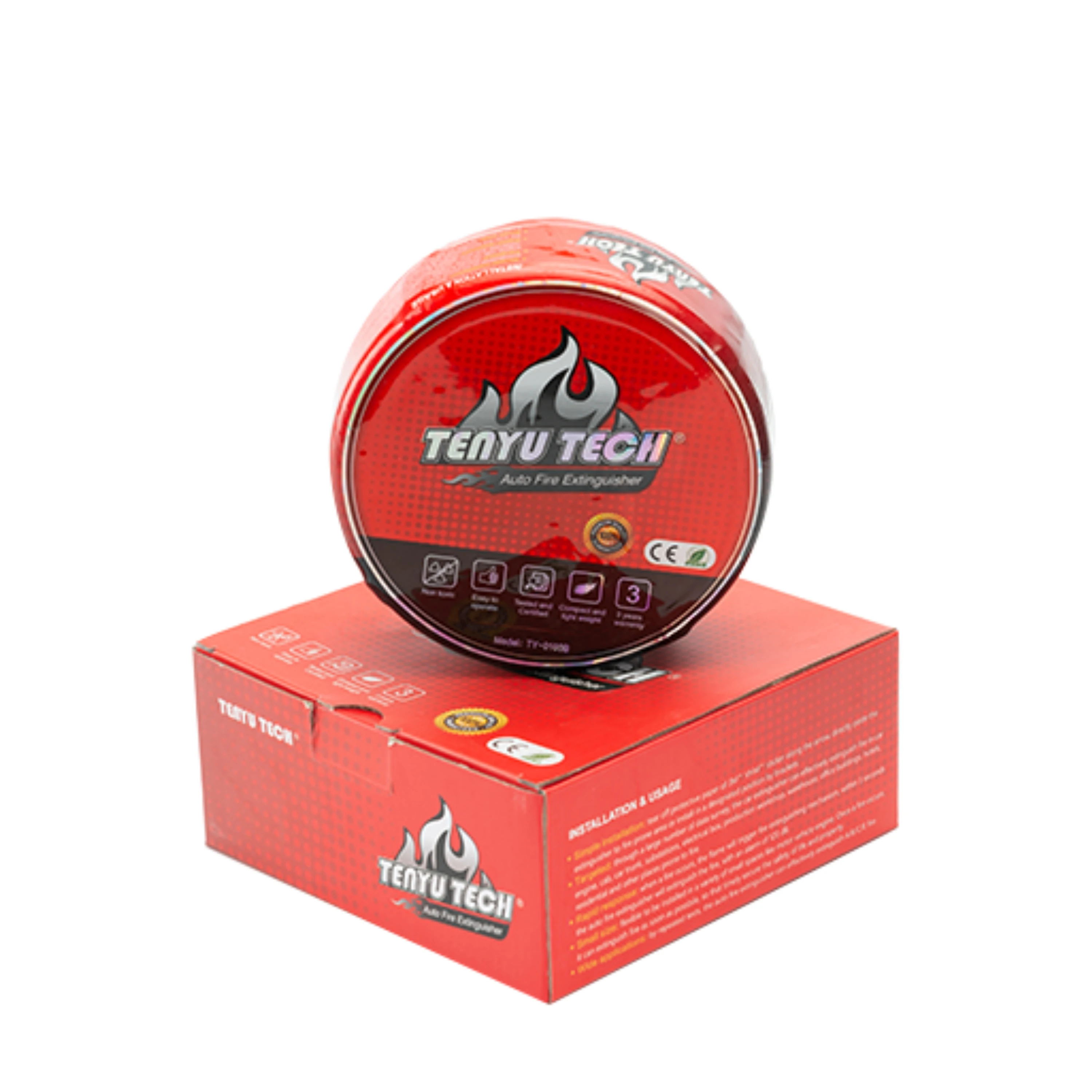 Car-Mounted Fire Extinguisher with Car Base: Safety on Wheels for Vehicles & Fleets