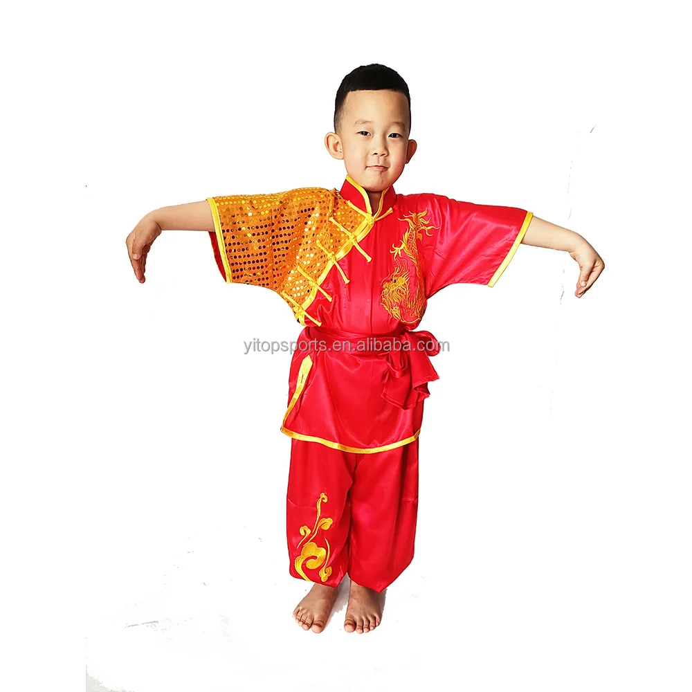 Chinese traditional professional martial arts clothing for children performance