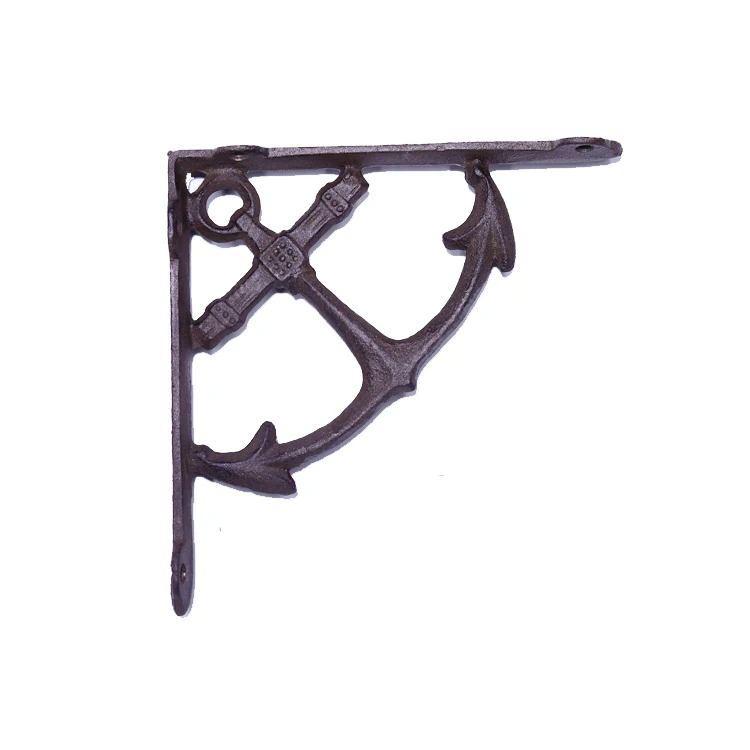 
2021 Popular Navy Style Decorative Cast Iron Shelf Bracket 