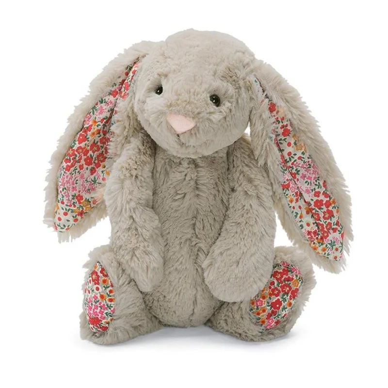 Personalised Long Ear Color Stuffed Soft rabbit peluche perfect flower girl gift Bunny plush toy