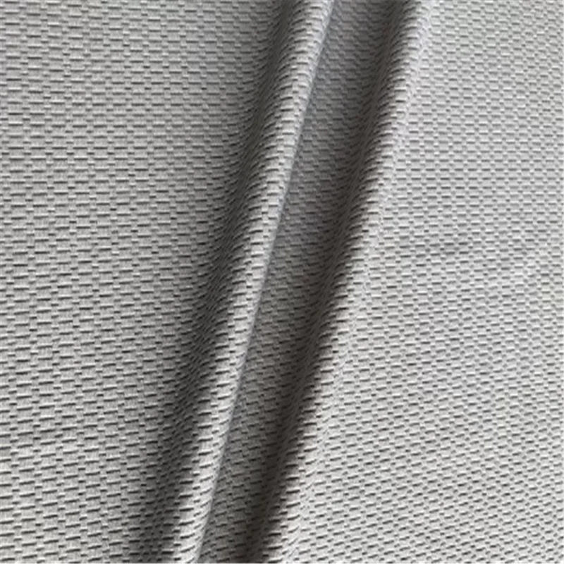 Textile manufacturer Weft Knitted 100% Polyester Bird Eye Sports Mesh Fabric For T-Shirt