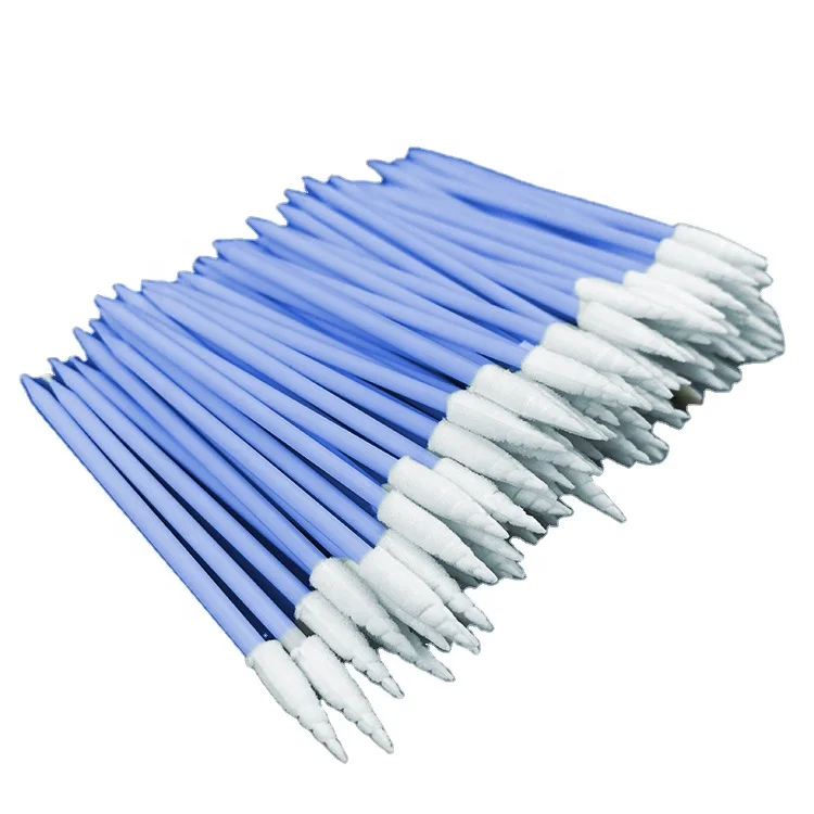 
Lint Free Disposable Mini Head PCB Cleaning Stick Cleanroom Foam Swab for Industrial 