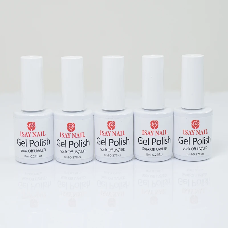 High Quality 8ml UV Glitter Nail Gel Polish Colors Peel off Nail Polish Wholesale Base Coat Top Coat Custom Logo