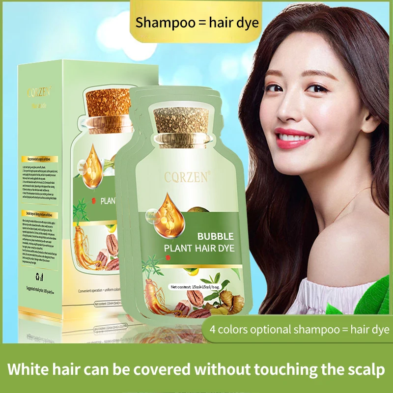Factory spot  plant hair dye to cover white hair.