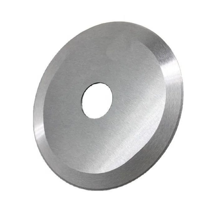 Round blade round knife for fabric roll strip cutting slitting machine