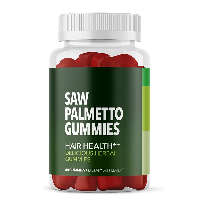 Saw Palmetto Gummy Hair growth Supplement Gummy DHT Blocker Vegan Gummy supports healthy hair