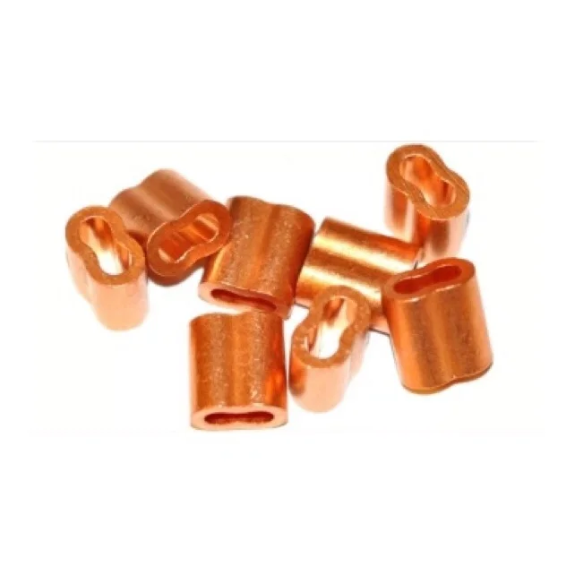 5/16 3/18 wire rope ferrule Duplex oval steel ferrule