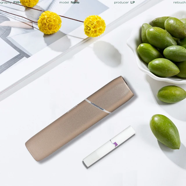 
Potable 1100 mAh Heat Not Burn 2020 Device Chargeable E Cigarette Kit Auto Clean 