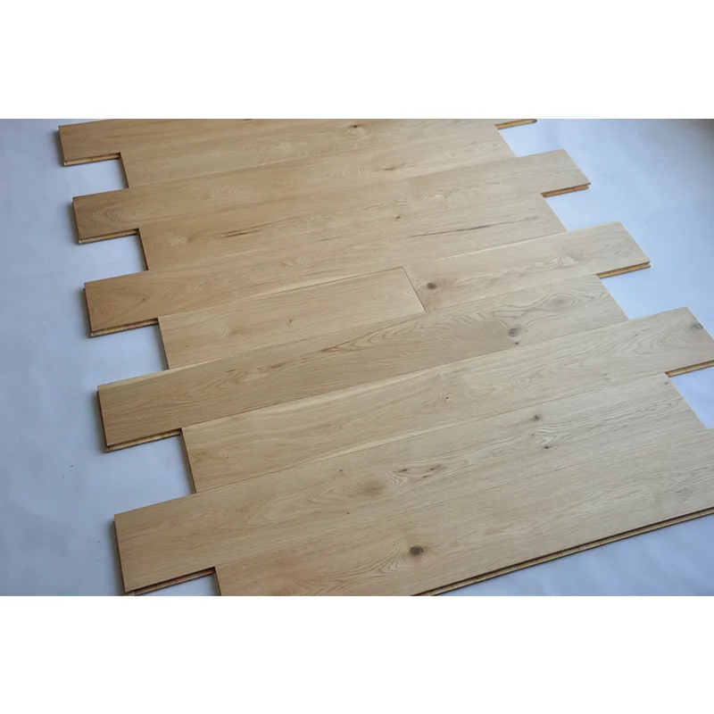 Guangzhou factory engineered hardwood Flooring white oak wood parquet