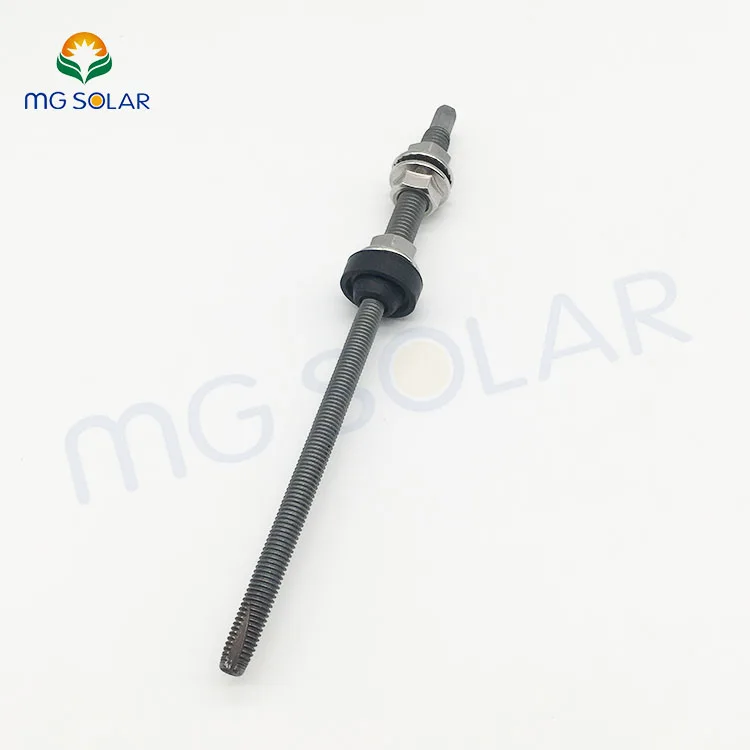 Fast Installation Hanger Bolt Kit Stainless Steel DIN Zinc for Solar Roof Mount