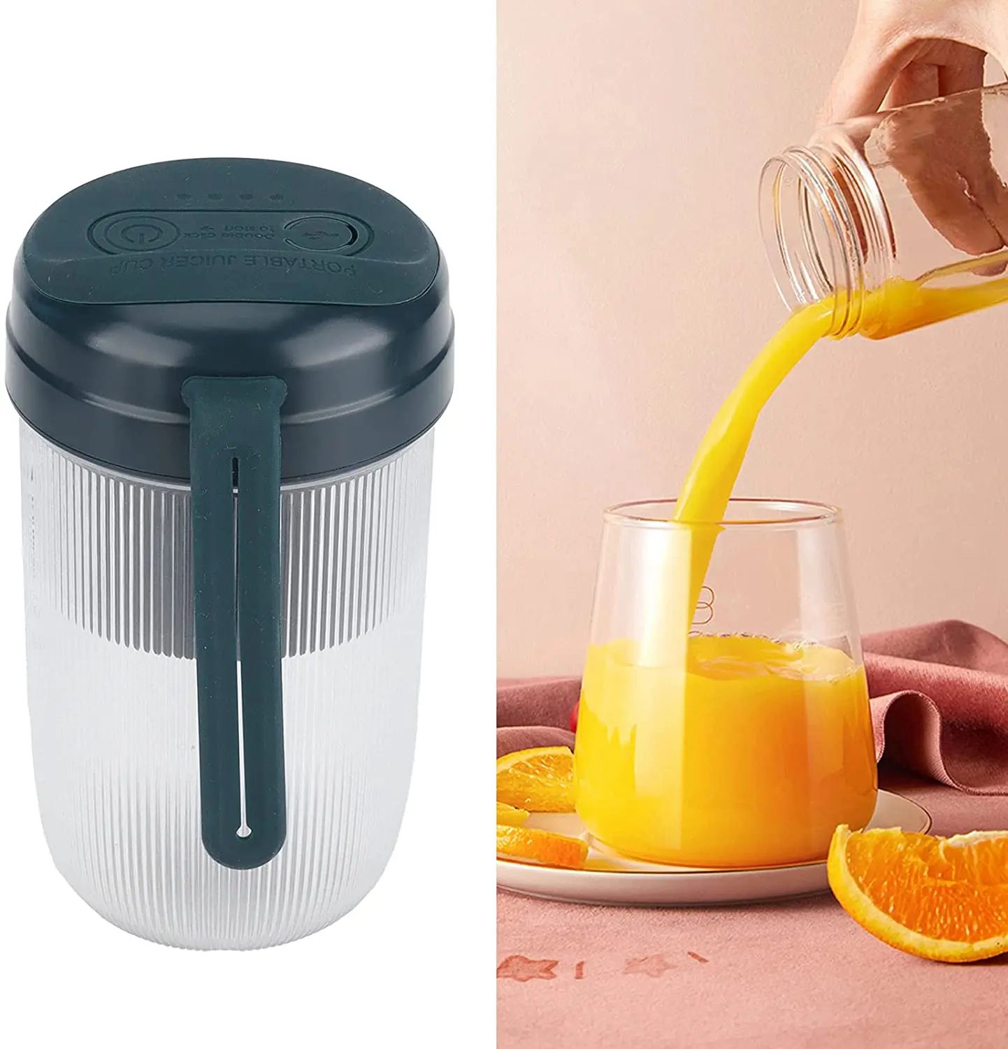 300ml Juicer Cup USB Portable Electric Fruit Juice Blender Machine Juice Extractor