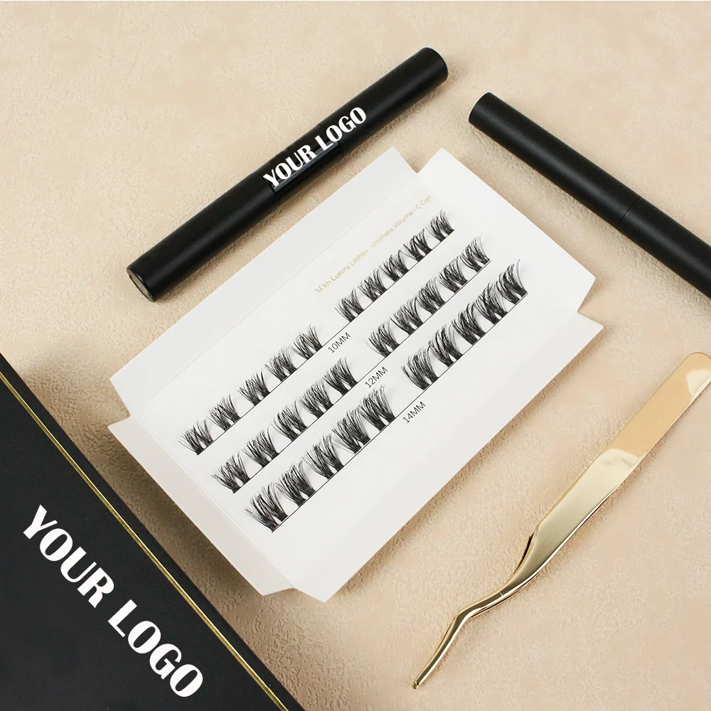 dd curl lash clusters equipment diy eyelash extensions tools kit 3d lash cluster luxury synthetic tweezers for diy lashes map