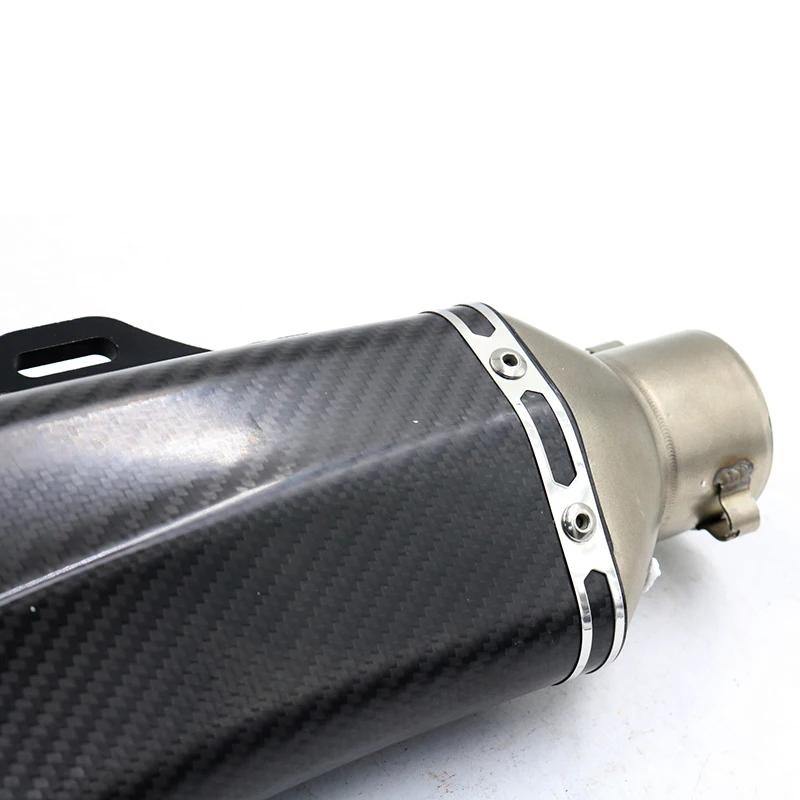 All Carbon Fiber motorcycle modified exhaust k153 muffler for 400-1200cc motorcycle exhaust system  Z250 Z900 K8 K325 exhaust