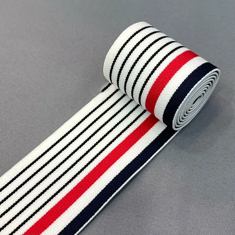 Competitive Price Colorful Sewing Elastic Band Pinstripe Elastic Waist Band For Women Underwear Woven