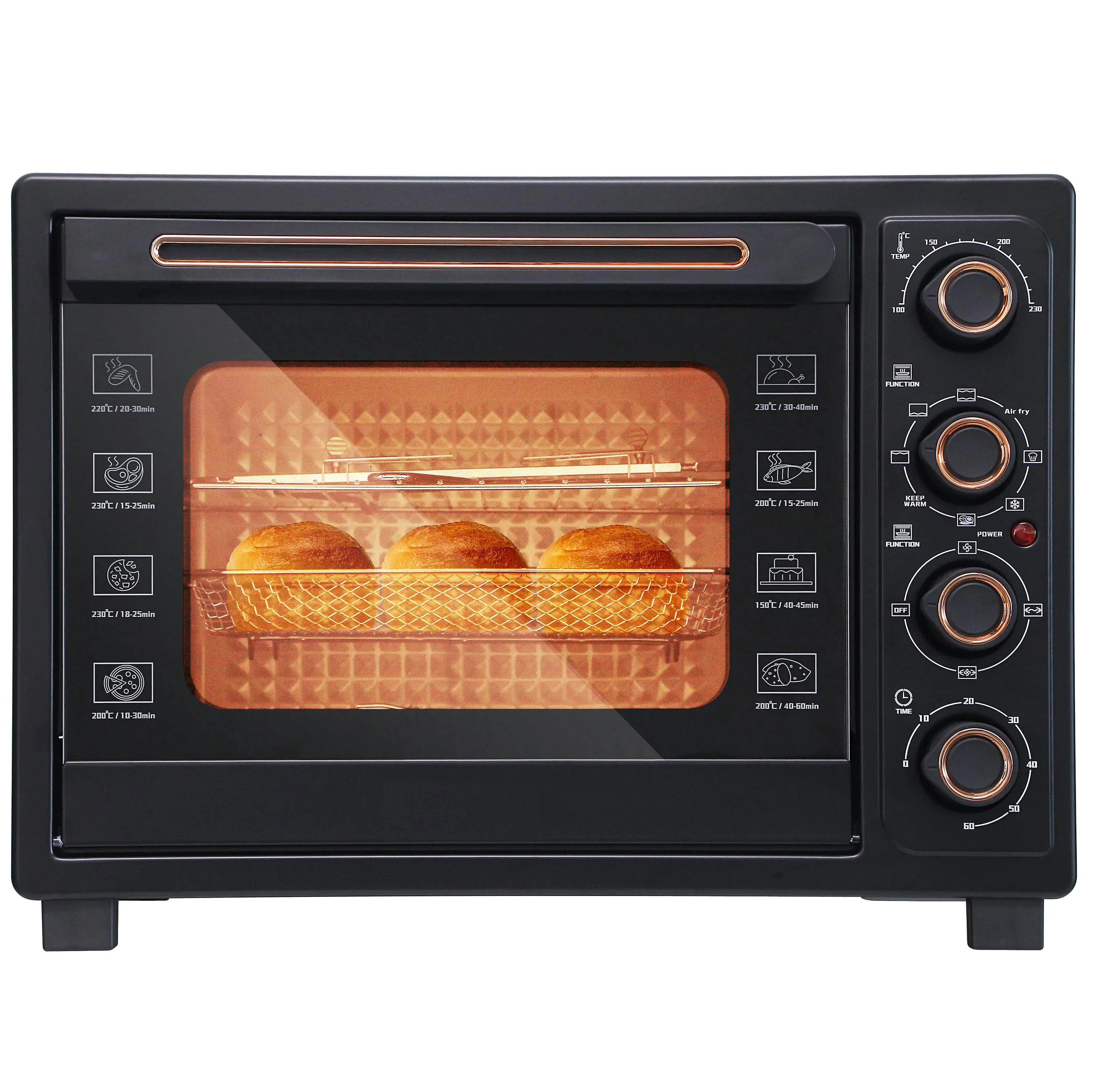 58L or 48L Air Fryer Oven