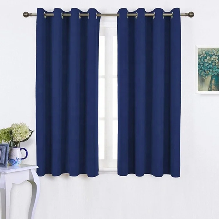 Home Design Curtains Short Pattern High Shading UV Protecting Block Out Sunlight Insulated Kitchen Curtains