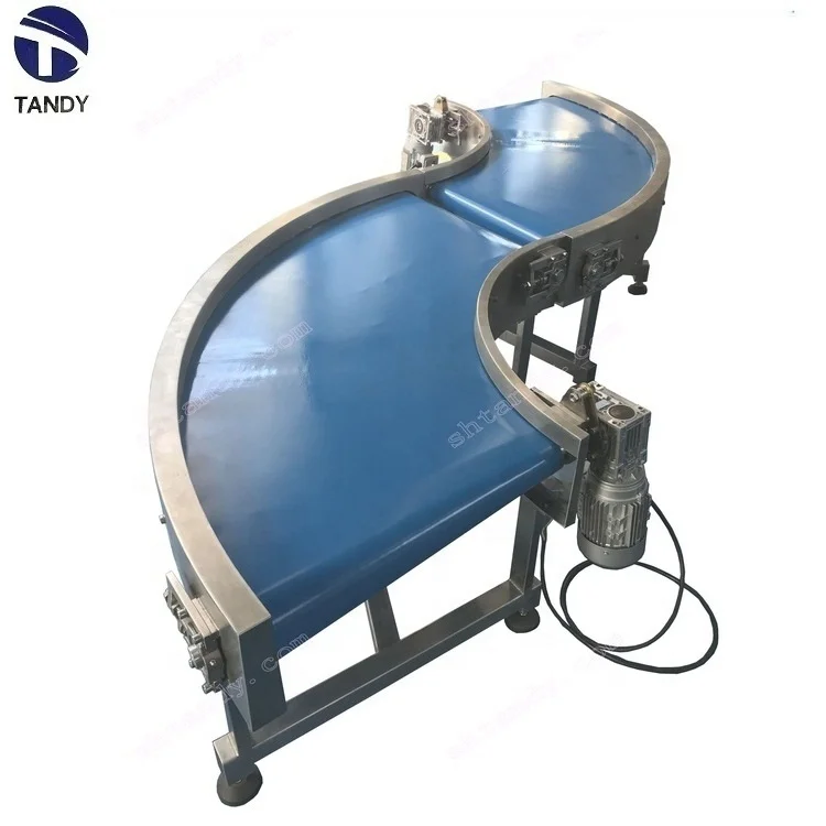 Food industrial beverage production line full stainless steel profile belt conveyor machine
