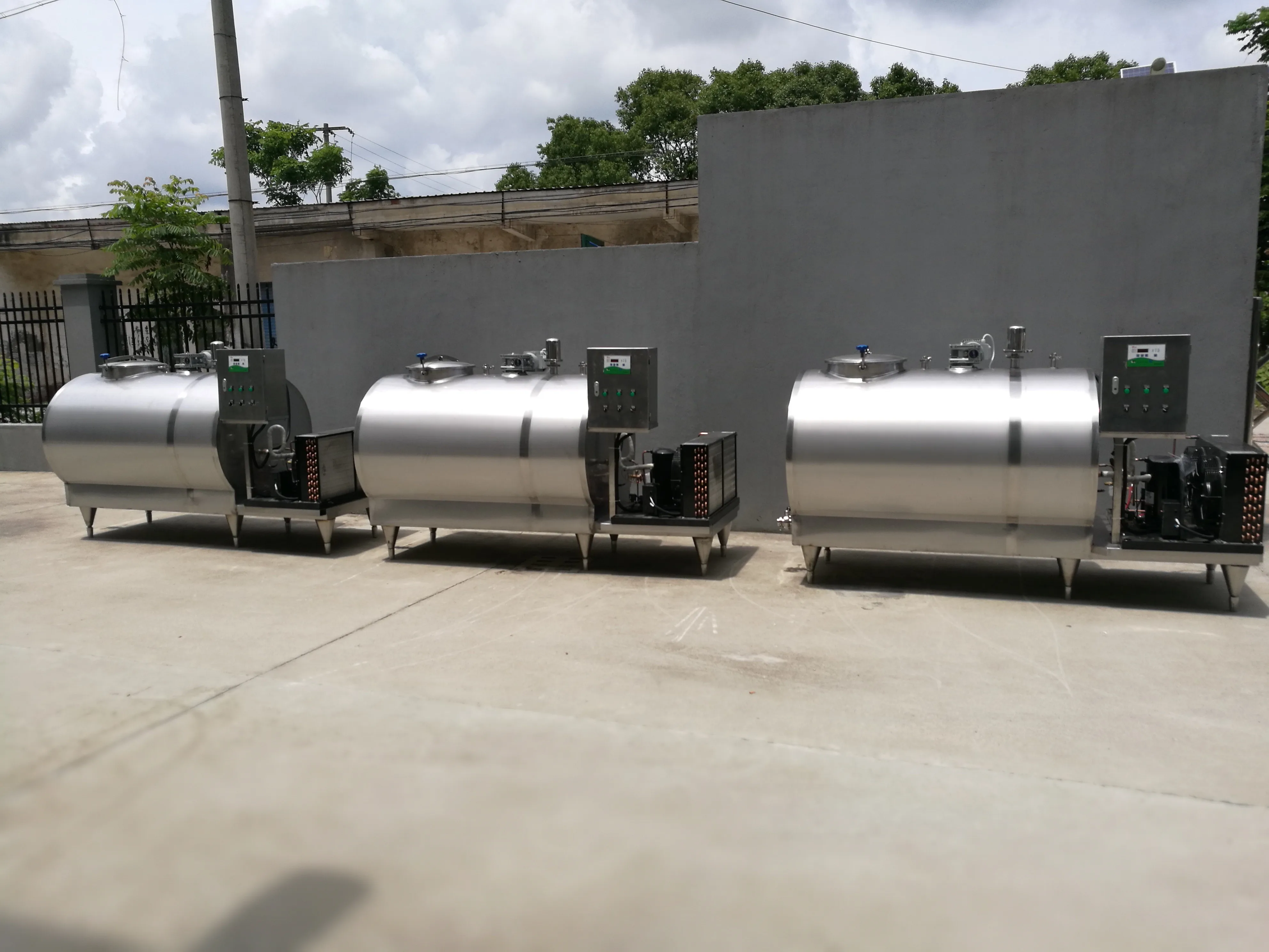 5000L milk cooling tank/Horizontal milk cooling tank/milk storage tank
