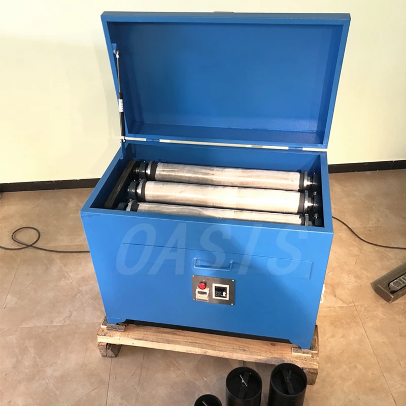 Factory Price Laboratory Sample Grinding Machine Three Roller Four Tanks XMB Ball Rod Miller Three Roll Rod Mill Grinder