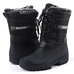 Top Quality  Low MOQ rubber fur lined design thermal girls snow women boots waterproof winter shoes