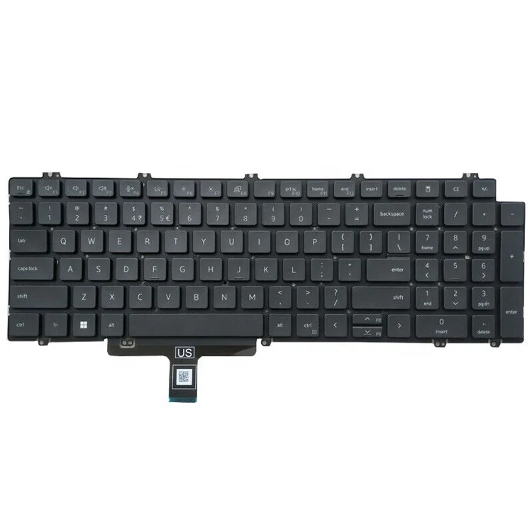 HK-HHT US backlight laptop keyboard For Dell Latitude 5520 5521 laptop