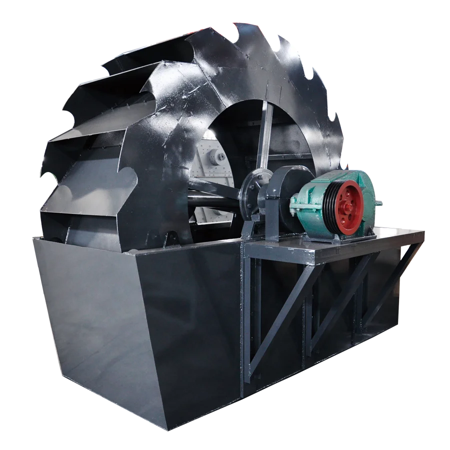 Wheel sand washing machine
