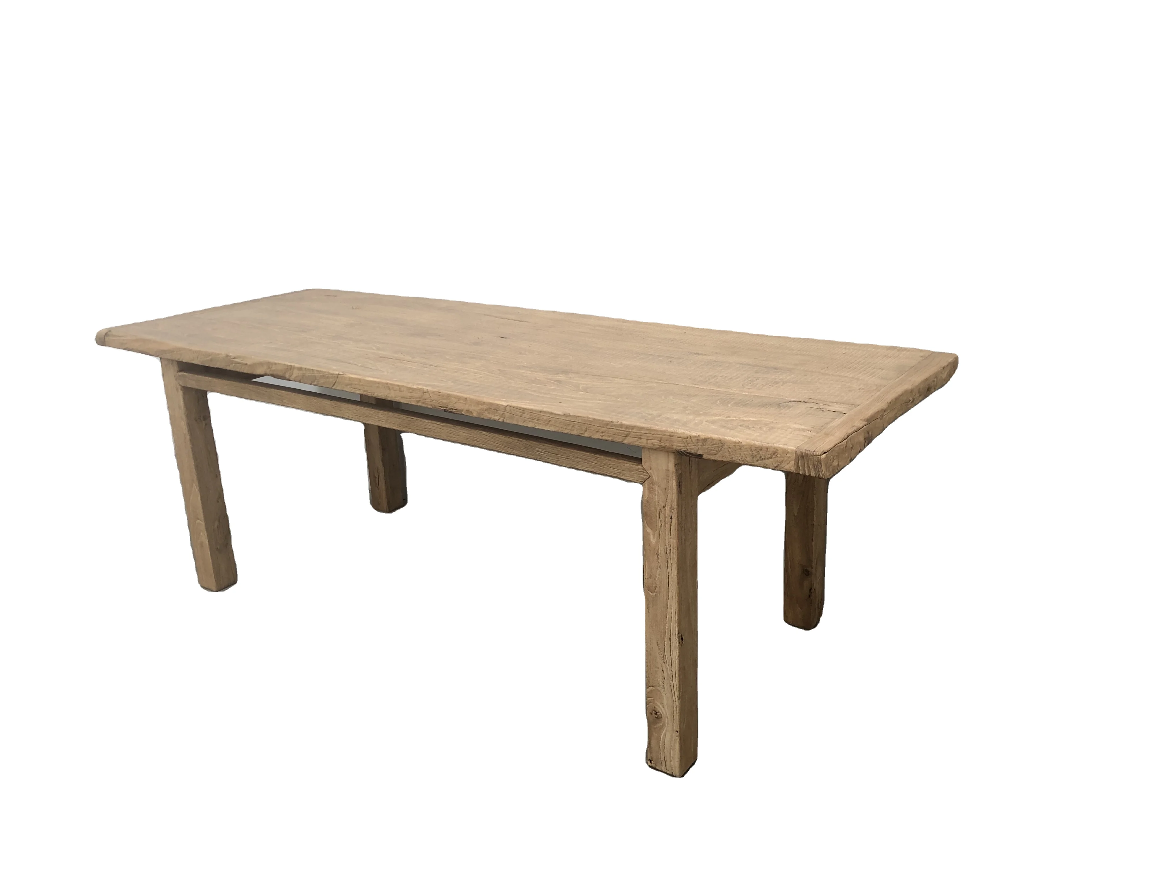 Chinese recycle elm wood dinning table dinning room furniture