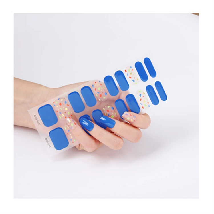 Китайская заводская цена, король инвентаризации от производителей, оригинальная упаковка гелевых наклеек для ногтей