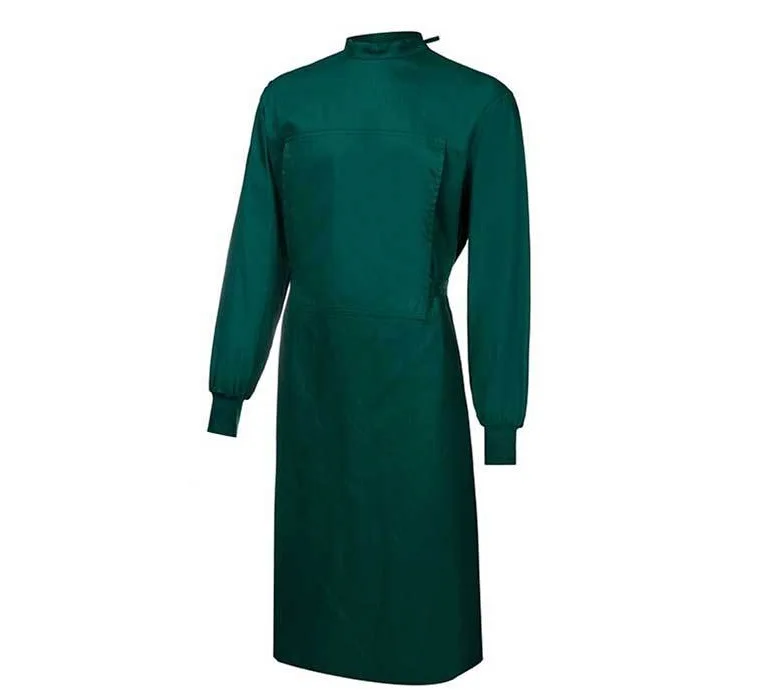 Wholesale cheap cotton Unisex Patient Uniform Reusable Polka Dot Printing Women Cotton Hospital  gown