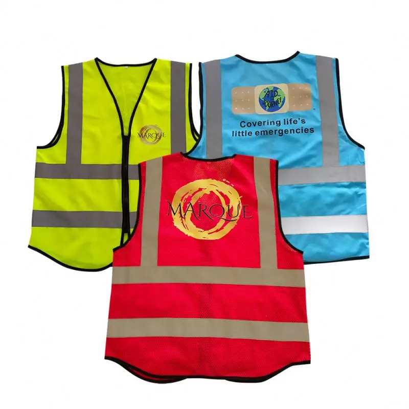 Wholesale Custom Logo Multi Function Security Construction Industrial Safety Vest
