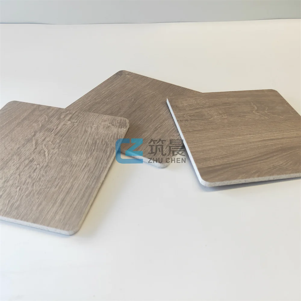 Eco Friendly MgO Board Laminated with Melamine HPL Customized Colors and Patterns Internal Wall Panel