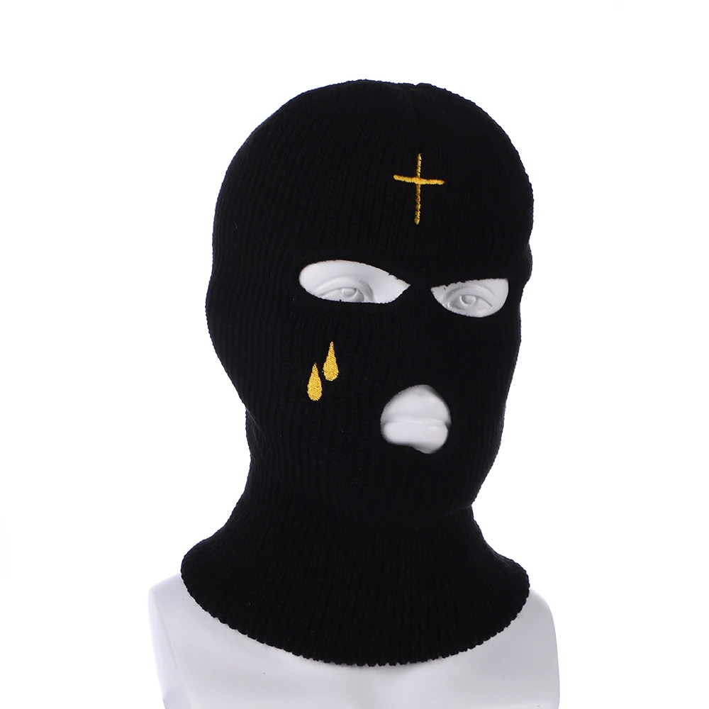Factory Wholesale winter  warm Full face  balaclava Beanie Knitted Hats