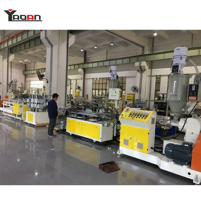 
YAOAN--- PC PMMA PS Led Tube Lamp Extrusion Machine , Lampshade Profile Extrusion Machine 