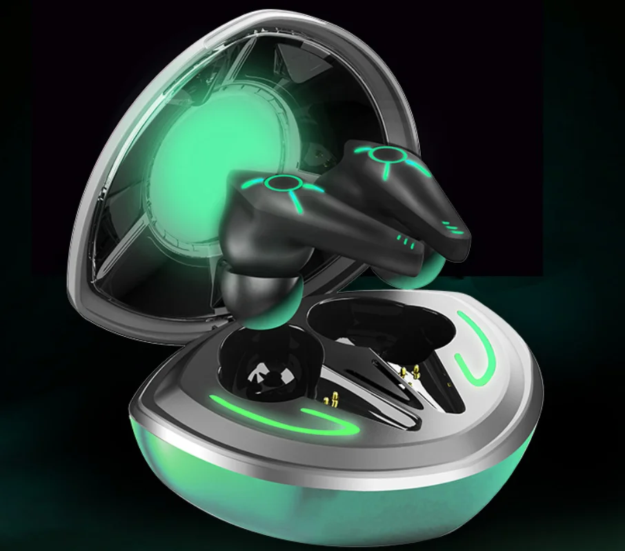 Tws Gaming Headset Bt5.0 Noise Cancellation In-ear  True Wireless Bluetooth Headset Manufacturer Wholesale
