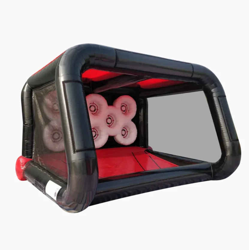 Exciting Inflatable Shooting Gallery IPS Light System Game Interactive Combi Sport Arena For Sale