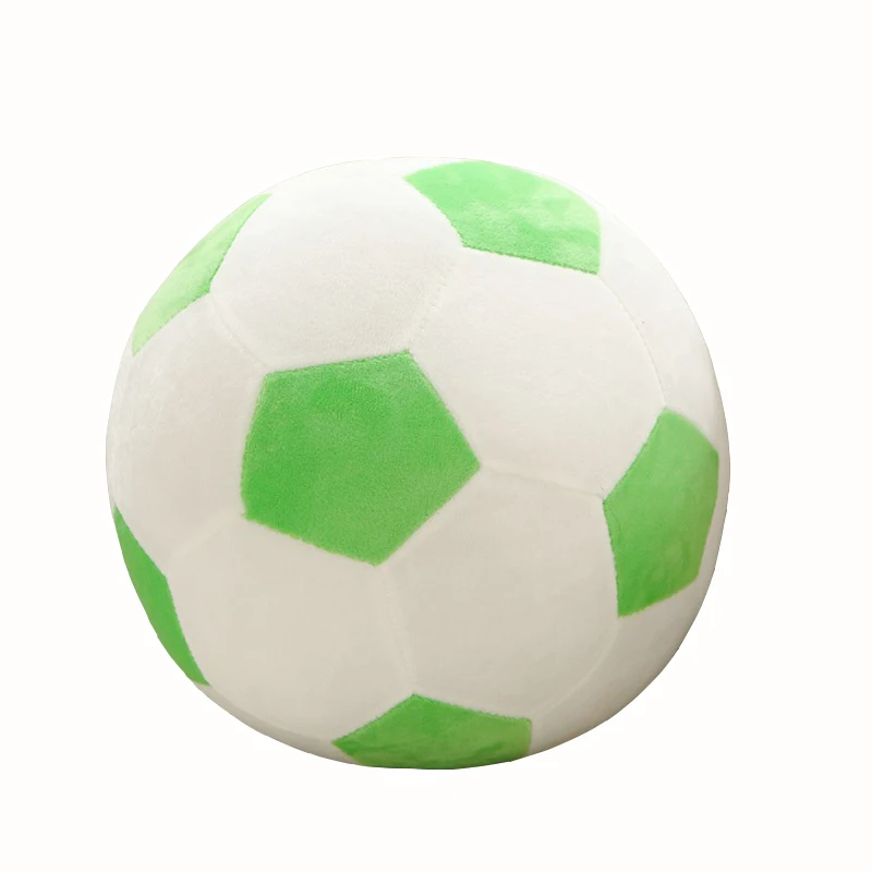 High Quality Stuffed Soccer Doll Custom Plush Football Toy Plush Football Pillow Baby Soft Soccer Ball Shape Toy
