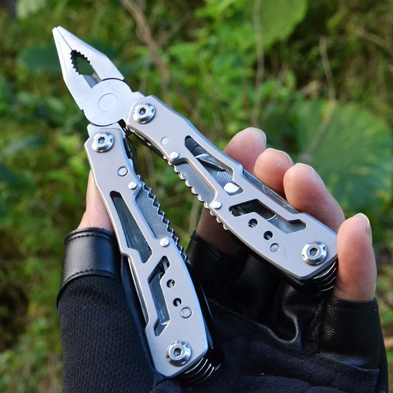 Multifunction Stainless Steel Multi-Tool Pocket Knife Pliers Mini Portable Folding Pliers