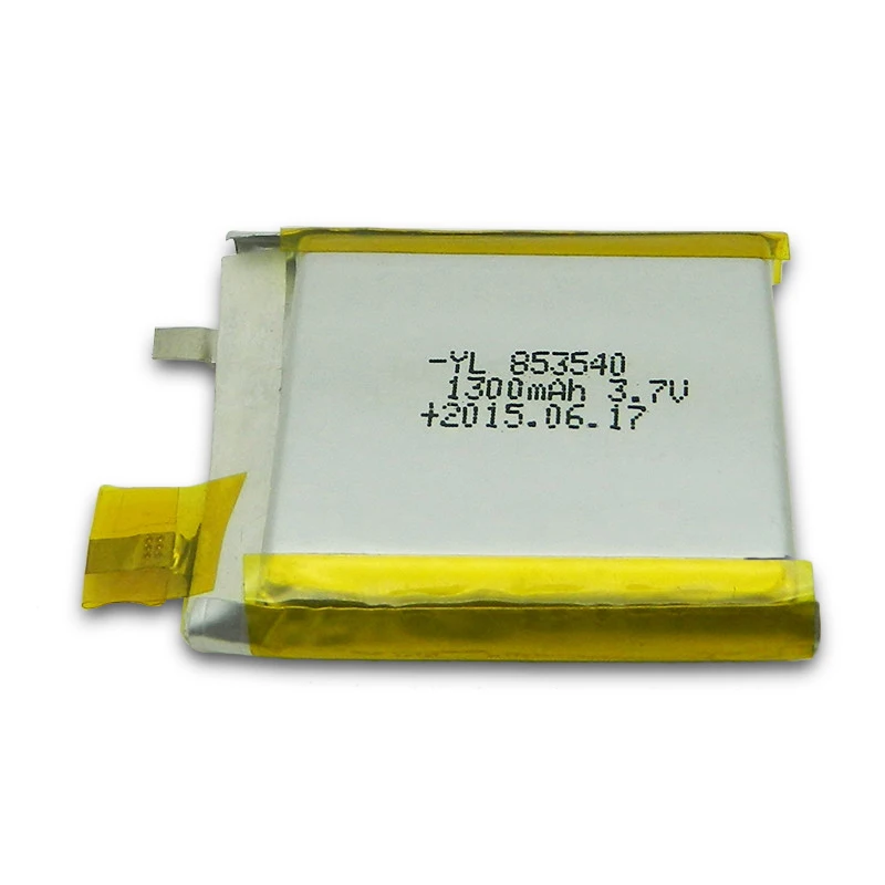 Battery factory 3.7volt 1300mah li-ion lithium rechargeable polymer battery cell