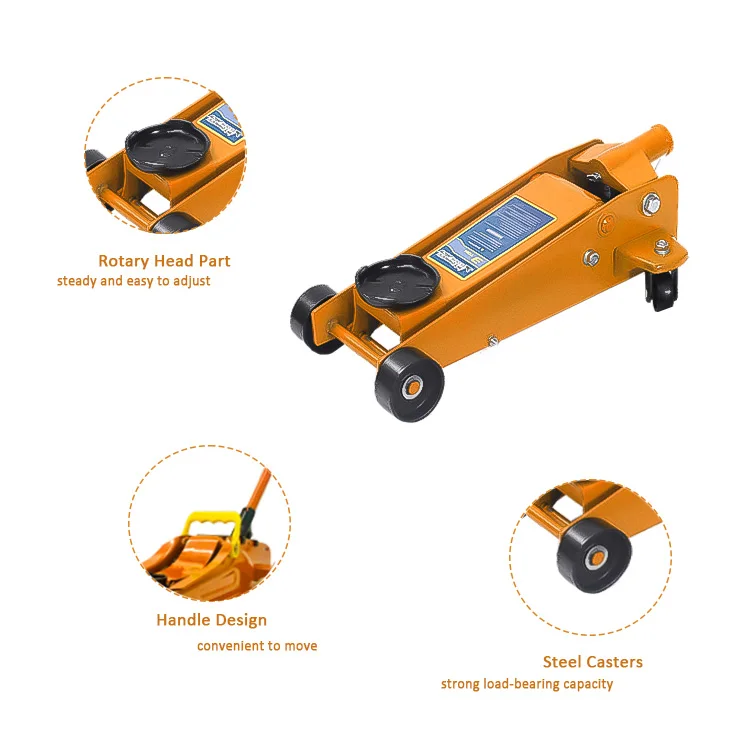 WISDOM High Quality Car Jacks 3 Ton Floor Jack Portable Hydraulic Trolley Floor Car Jack Hydraulic Floor Jack For Car